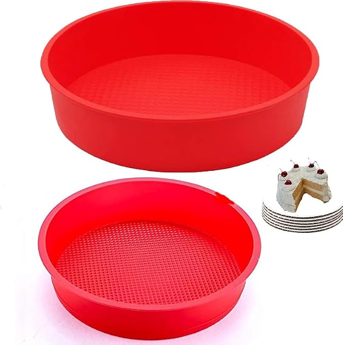 Springform Pan Protector for 9 inch and 9.5 inch Springform Pan Round Cheesecake Pan Silicone Baking Pan Accessories Preventing Water from Entering the Springform Pan 10inch