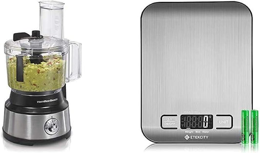 Hamilton Beach Food Processor & Etekcity Food Scale