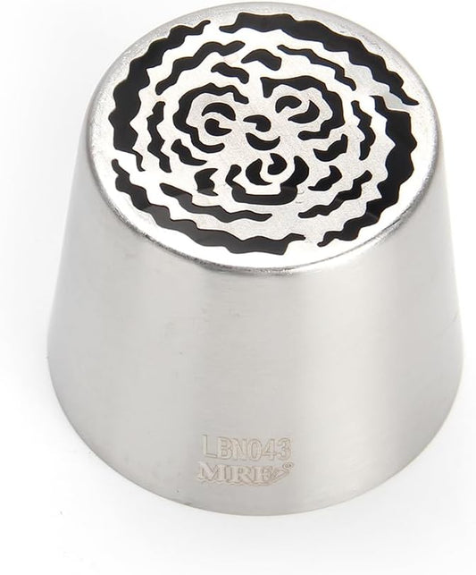 1 Piece Stainless Steel Extra Large Russian Flower Icing Tips,Pastry Frosting Piping Nozzles, Marshmallow Bouquet Icing Tips,Cake Decorating Piping Tips,Flower Frosting Nozzles for Decorating