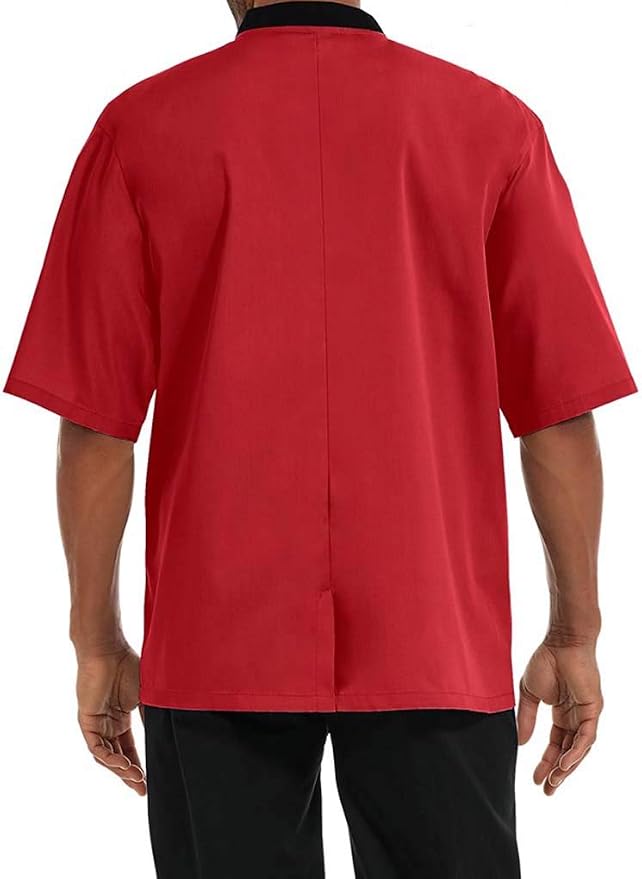 Men's Chef Coat jacket Half Sleeve