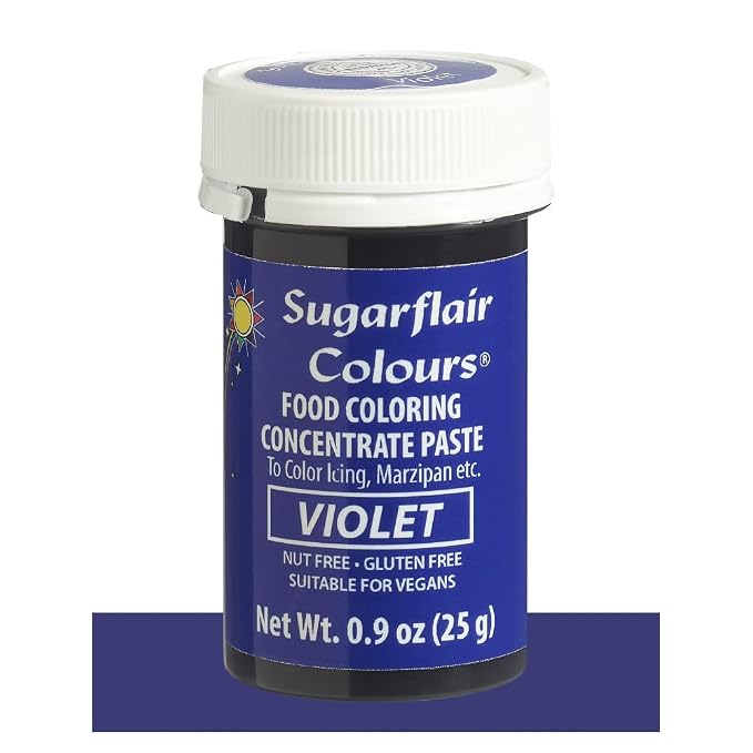 Sugarflair Food Coloring Concentrate Paste, 25 Grams Violet