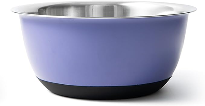 Fox Run Stainless Steel Mixing Bowl, Purple, 10.75 Quart