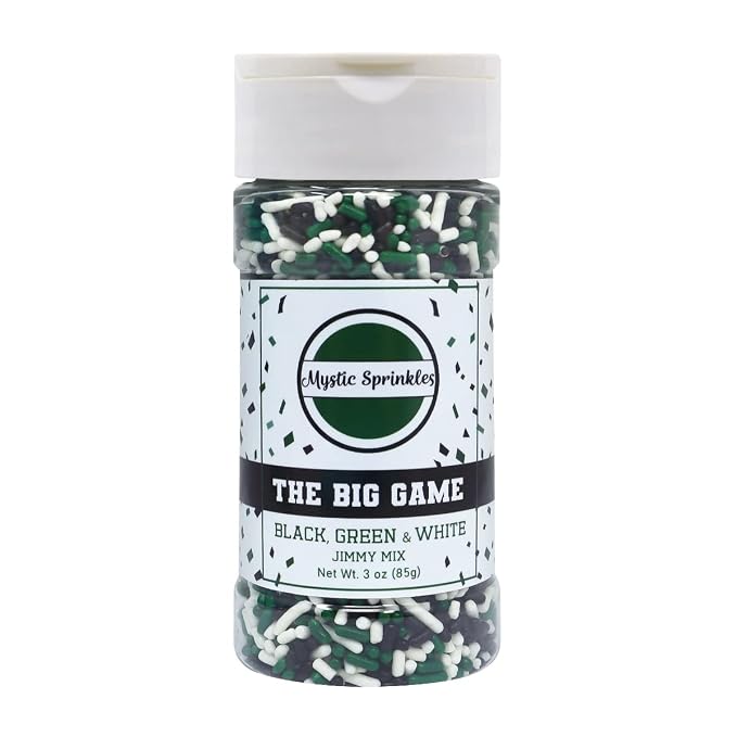Mystic Sprinkles The Big Game Jimmy Mix 3oz Bottle (Black, Green & White)