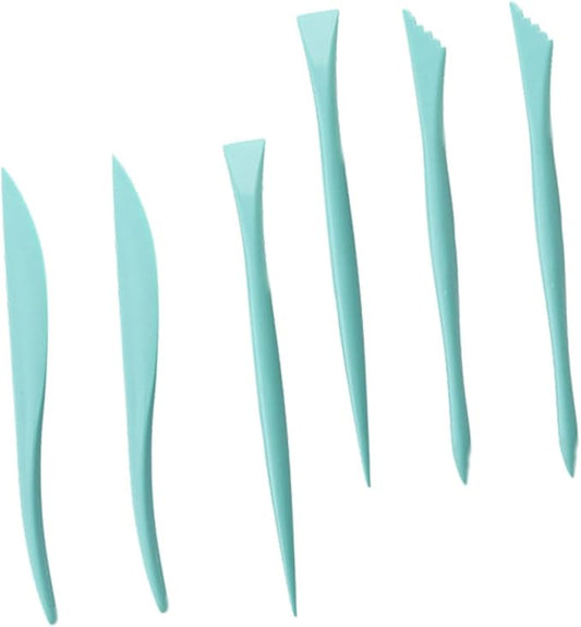Garneck Fondant Cake Modeling Tools Set Green Carving Kit for Cake Decorating Safe for Beginners Professionals Easy to Clean Baking Utensils