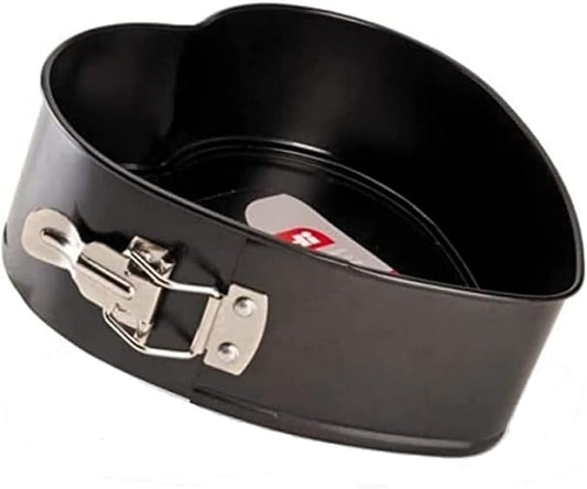 IBILI 8.6-Inch Heart Shaped Cake Pan | Made in Spain | Springform Pan with Removable Bottom/Leakproof Cake Pan, Non-Stick Cheesecake Pan, Perfect for Baking Desserts For Weddings & Valentine's Day
