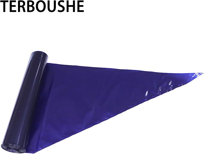 21 Inch Disposable Pastry Bags 50 Pcs,Blue Color Pipping Bag For Patisserie and Confectionery&Dough Cake Decoration Tool (50pcs/roll)