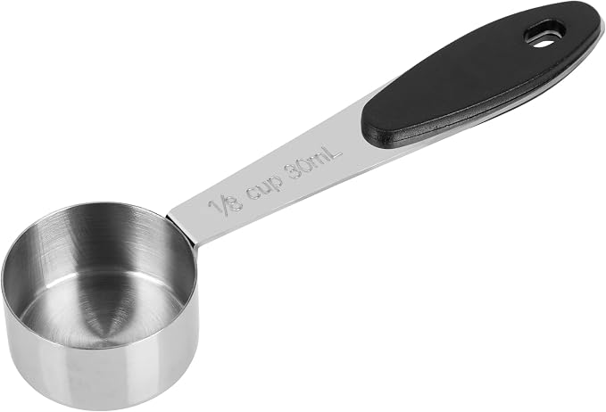 DOTINGHUX 1/8 Cup Magnetic Grips Stainless Steel Measuring Cup -1PCS