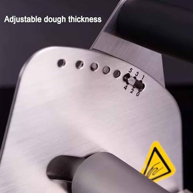 Stainless Steel Dough Machine,Folding Dough sheeter,Counter top Dough sheeter,Commercial Dough Roller sheeter,1–17.5mm/1–27mm, for Bakery Pizza, Croissants(Rs101)
