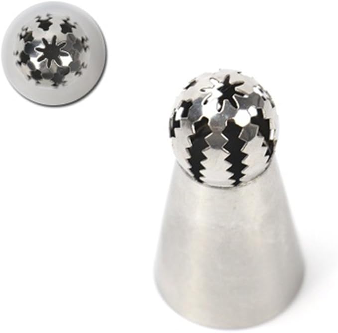 Russian Sphere Nozzle Piping Tip Stainless Steel by Chef Collection (1, 479)