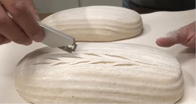 pat & doris sourdough bread lame dough scoring lame scoring knife – CNC Aluminum Alloy Handle with Stainless Etched Side Plates, Adjustable Knife Lenght Magnetic Blade Storage