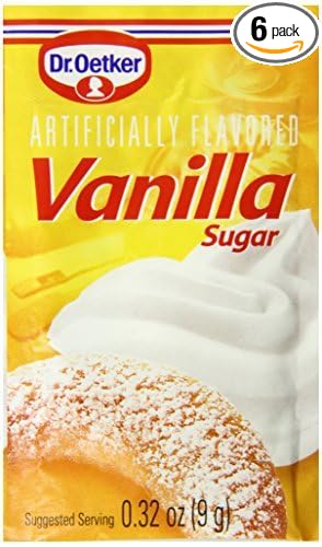 Dr. Oetker Vanilla Sugar, .32-Ounce (Pack of 6)
