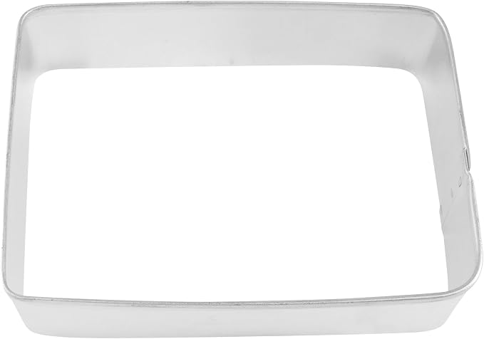 R&M Shapes Cookie Cutter 7-Piece Gift Set-Includes Squares, Rectangle, Triangle, Hexagon, Circle, Heart Cookie Cutter with Recipe Card - Steel