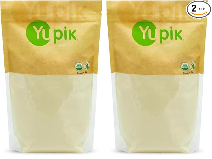 Yupik Organic Millet Flour, 2.2 lb, Gluten-Free, Non-GMO, Kosher, Vegan, Raw, Salt-Free, Plant-Based Protein, Source of Fiber & Iron, Ideal for Baking & Cooking (Pack of 2)