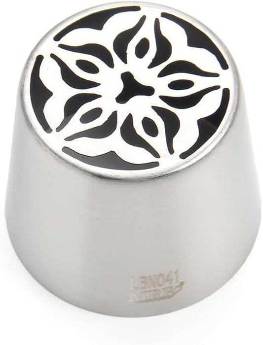 1 Piece Stainless Steel XXL Russian Flower Icing Tips,Pastry Frosting Piping Nozzle for Marshmallow Bouquet,Cake Decorating Piping Tips,Flower Frosting Nozzles for Decorating