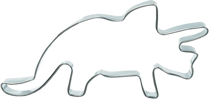 Dinosaur Cookie Cutters Set,5 PCS Set Dinosaur Shaped Stainless Steel Molds for Cookies,Biscuit,Vegetable,Fruit,Baking Pastries Doughs
