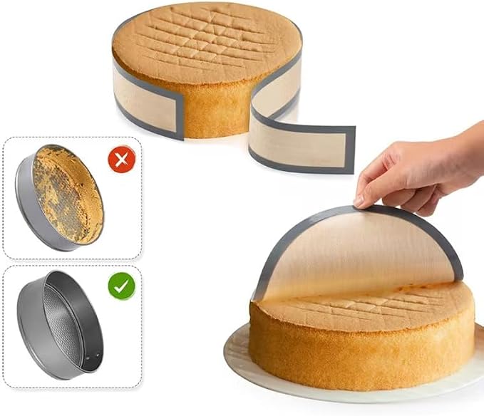 2 Pack Silicone Baking Mat for Springform Pan 9 inch, Prevent Cake from Sticking to Bottom and Side, Cheesecake Pans Protector Mat,Easy Clean & Non Sick