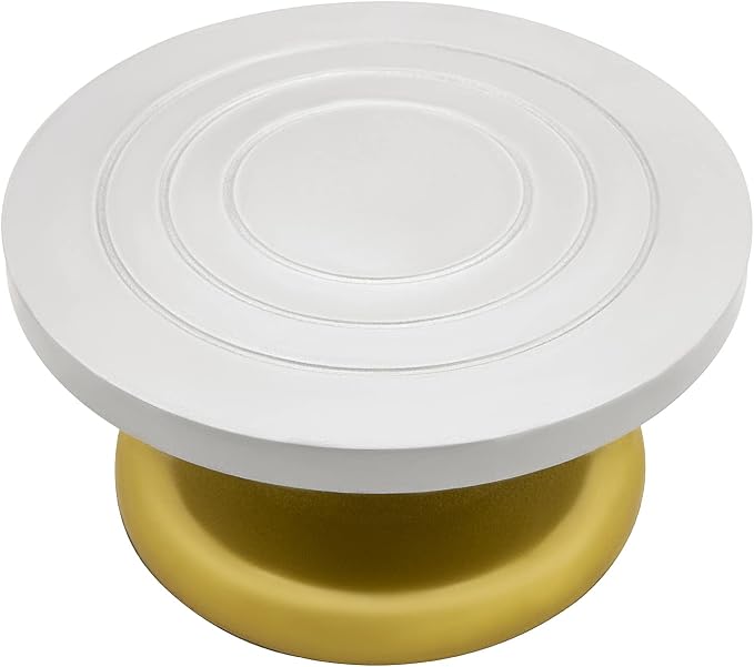 8.6" Pottery Sculpting Wheel, Sculpture Banding Wheel Tool Plastic Steel Turntable Cake Turntable Decorating Table Pottery Art Turntable DIY Baking Cake Cream Decorating Pottery Turntable