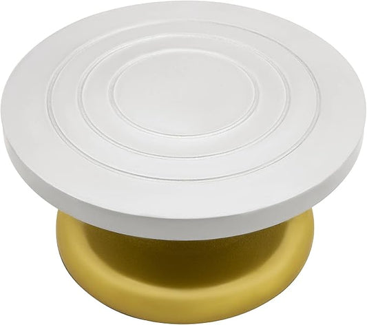 8.6" Pottery Sculpting Wheel, Sculpture Banding Wheel Tool Plastic Steel Turntable Cake Turntable Decorating Table Pottery Art Turntable DIY Baking Cake Cream Decorating Pottery Turntable
