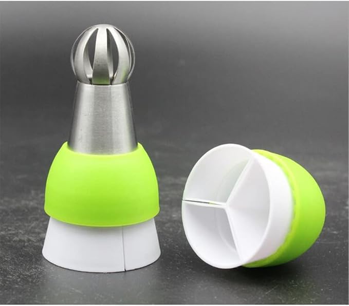4pcs Large Russian Piping Tip Couplers Converter for Cake Decorating Compatible Piping Bags for Unique Pastries and Frosting