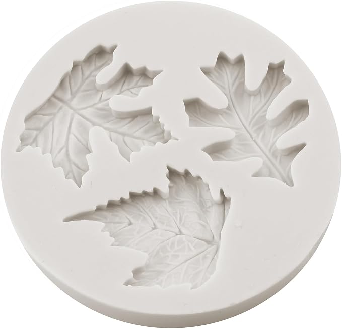 Maple Leaf Fondant Molds Maple Leaves Silicone Mold For Cake Decorating Cupcake Topper Candy Chocolate Gum Paste Polymer Clay