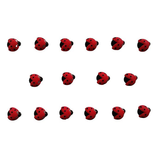 EPHVODI Ladybugs Cakes Decorations Edible Ladybug Shaped Hard Sugar Icing Decorations Cupcake Toppers for Baking Cookie Ice Cream Candy Decoration