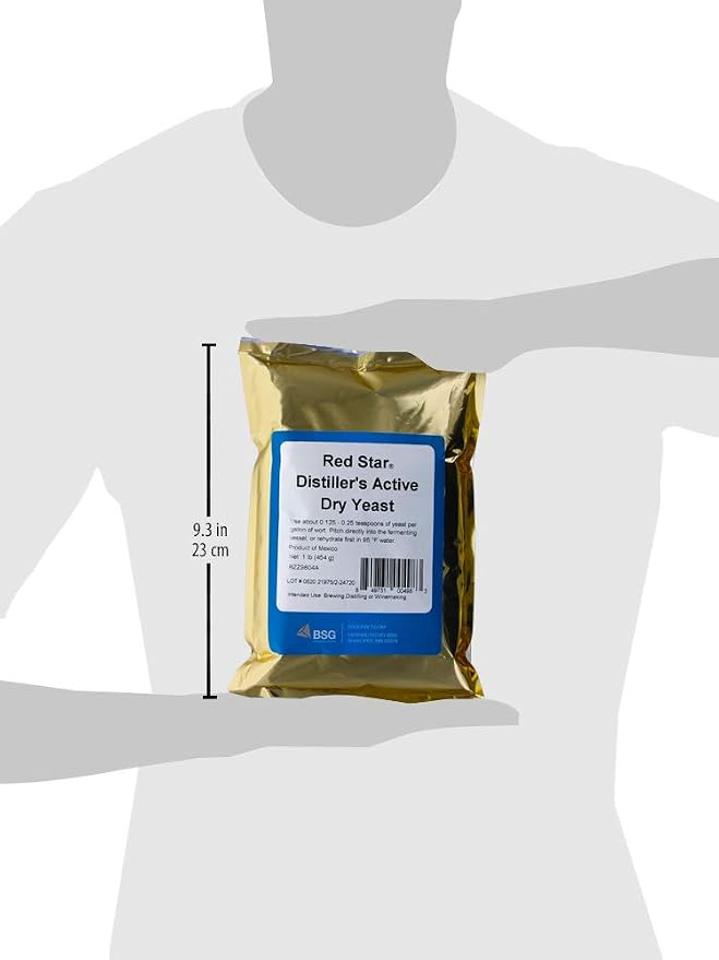 Red Star Dady 9804 Distillers Active Dry Yeast, 1lb (1-Pack)