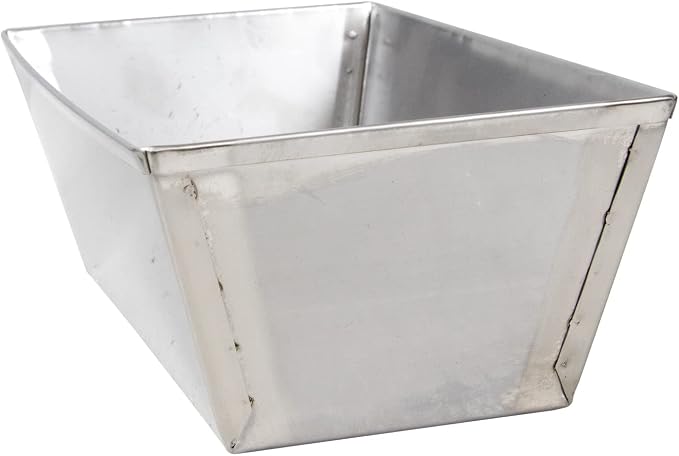 Homeplace Loaf Pan Large 9x5 Stainless Steel Stainless Steel - Hand Made In USA - Not Polished Food Service Grade
