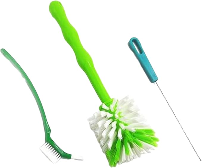 Appliance Detail Brush Set, Multi-purpose Scrubber for Food Processor Blender, Compact Bristle Tool for Kitchen Gadget Maintenance