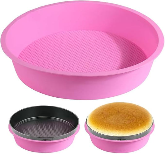 Springform Pan Protector for 7.5 inch and 8 inch Springform Pan Round Cheesecake Pan Silicone Baking Pan Accessories Preventing Water from Entering the Springform Pan