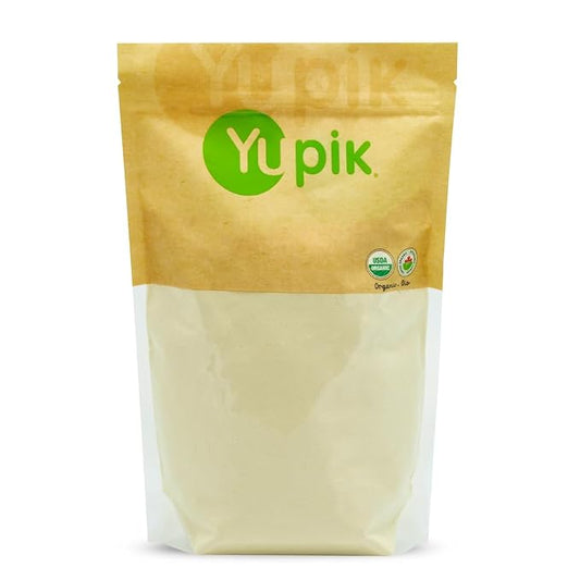 Yupik Organic Millet Flour, 2.2 lb (35.2 oz), Gluten-Free, Non-GMO, Kosher, Vegan, Raw, Salt-Free, Plant-Based Protein, Source of Fiber & Iron, Ideal for Baking & Cooking