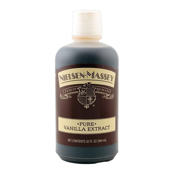 Nielsen-Massey Pure Vanilla Extract for Baking and Cooking, 32 Ounce (Pack of 2)