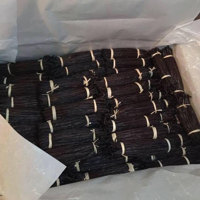 50 Madagascar Vanilla Beans Whole Gourmet Extract Grade A Pods for Baking, Extract, Cooking, Brewing