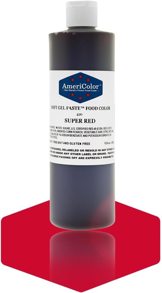 AmeriColor Food Color Super Red 13.5 Oz