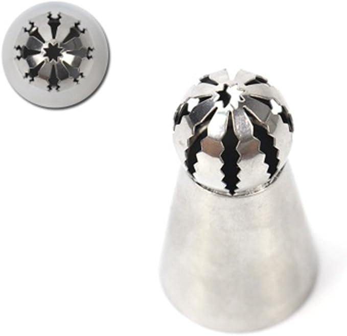 Russian Sphere Nozzle Piping Tip Stainless Steel by Chef Collection (1, 474)