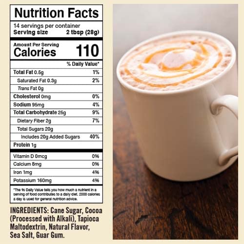 Castle Kitchen Hot Chocolate Mix Variety Pack (28 oz)– Classic Caramel Dark Chocolate and Marvelous Mint Dark Chocolate – Dairy-Free, Vegan, Non-GMO, Kosher Hot Cocoa – Just Add Water – 14 oz Each, Pack of 2