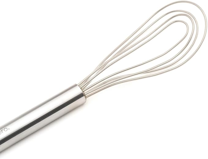 Cuisipro Silicone Flat Whisk 8" Frosted