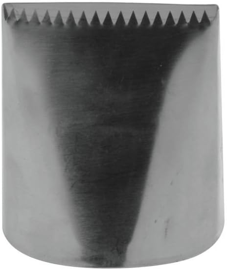 Ateco # 790 - Ribbon Pastry Tip - Stainless Steel, Silver, Small