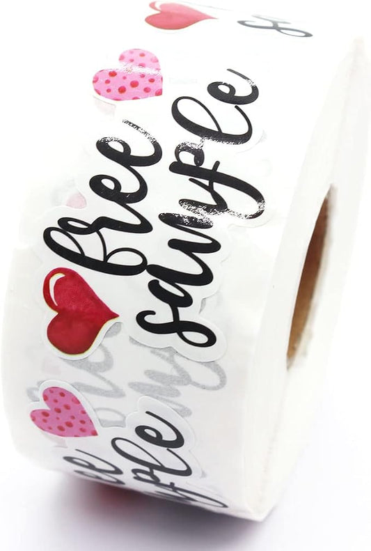 Littlefa 1.5” Sample Stickers,Thank You Stickers,Bakeries Sticker,Small Business Sticker,Gift Bags Packaging 500 PCS