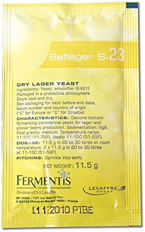 Fermentis Dry Yeast - Saflager S-23 (11.5 g)