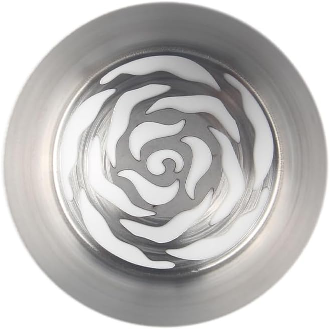 1 Pcs Stainless Steel Extra Large Russian Tulip Flower Icing Tip, Pastry Frosting Piping Nozzle for Marshmallow Bouquet, Cake Decorating Piping Tip, Flower Frosting Nozzles for Decorating, Silver