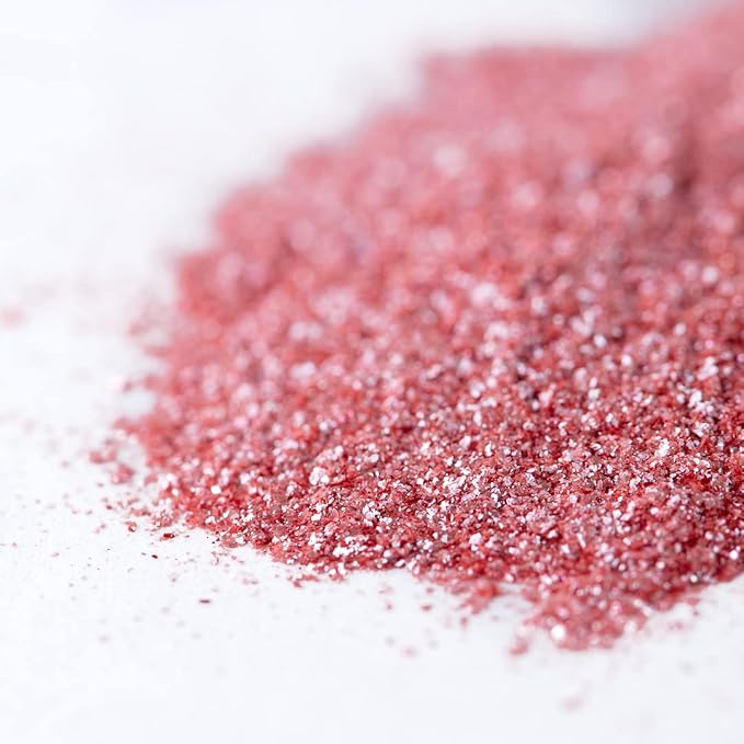 Sweets Indeed Red Edible Glitter – Valentines Day Food-Grade Drink & Baking Shimmer for Cocktails, Beverages, Cakes & Desserts – 4 gram jar