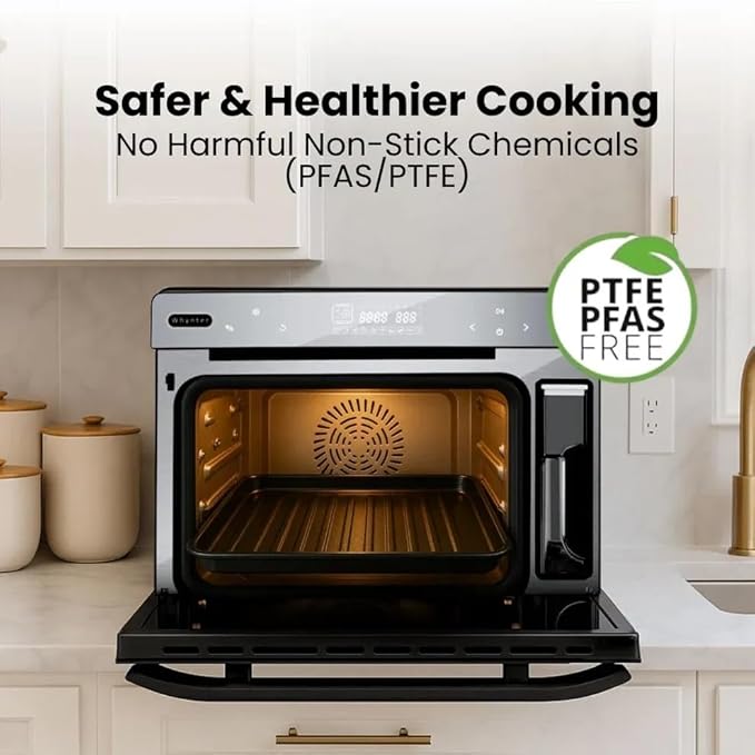 Whynter Combi oven 10-in-1 Multi-Function Steam,Air Fryer, Broil, Bake, Yogurt Maker, Dehydrator, 2026 Edition, Intelligent Convection 40 Quart Large Capacity Counter Top TSO-488GB-2