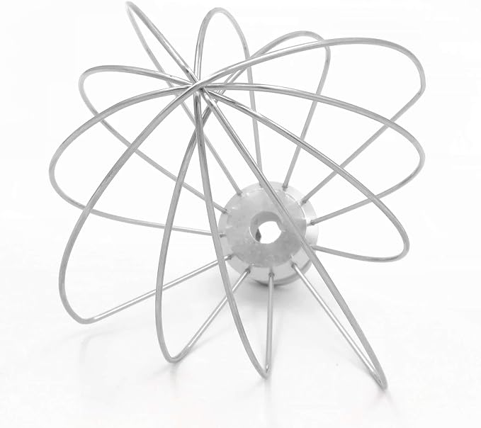 KN256WW 6 QT Wire Whip Stainless Steel for KitchenAid Stand Mixer Accessory Replacement, Egg Cream Stirrer, Cakes Mayonnaise Whisk