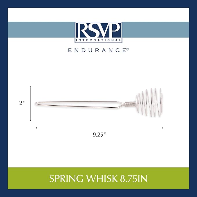 RSVP Endurance Spring Whisk, 9-1/4-Inch (1 Pack)