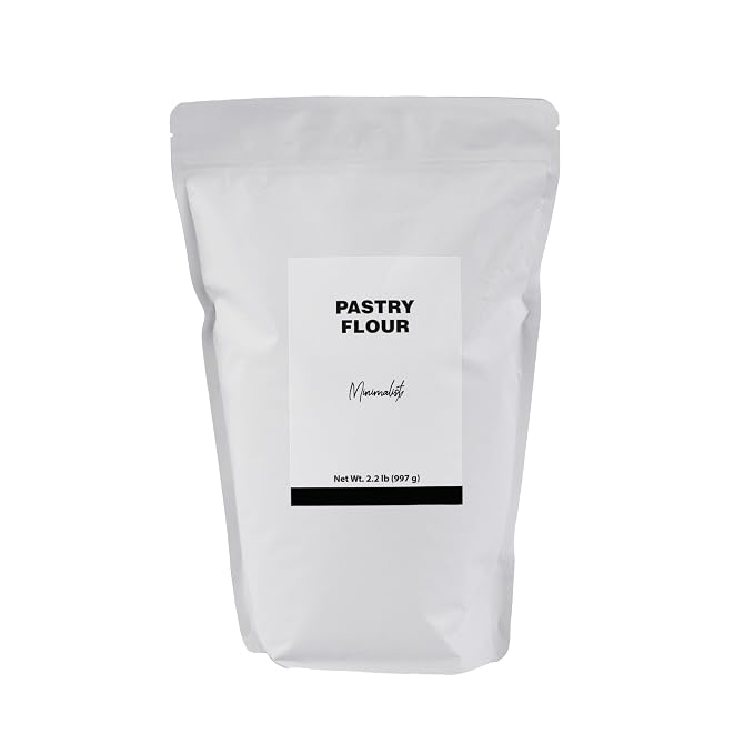 Minimalist Pastry Flour, Ideal for Baking Cakes and Pastries (2.2 Pound)