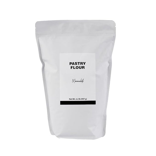 Minimalist Pastry Flour, Ideal for Baking Cakes and Pastries (2.2 Pound)