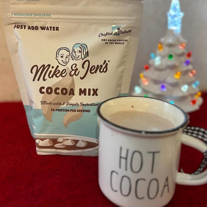 Mike & Jen’s Hot Cocoa Mix. 5 Simple Ingredients. 12 Ounce Package (11 Servings)
