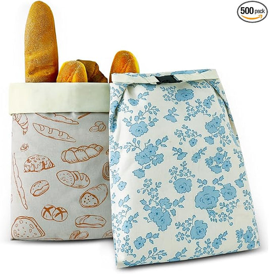Beeswax Bread Bags for Homemade bread,2 Pack Sourdough Bread Bags,Reusable Bread Bourdough Storage