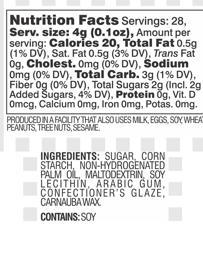 White Sprinkles Jimmies 4 oz, Sprinkles For Cake Decorating, Baking, Ice Cream & More, The Hampton Candy Company