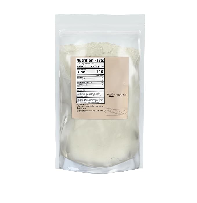 Unpretentious High Gluten Flour, (5 lb), Artisan Bread, Bagels, Pizza